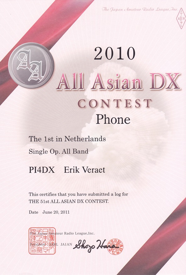 2010 ALL ASIAN DX SO AB SSB 2010