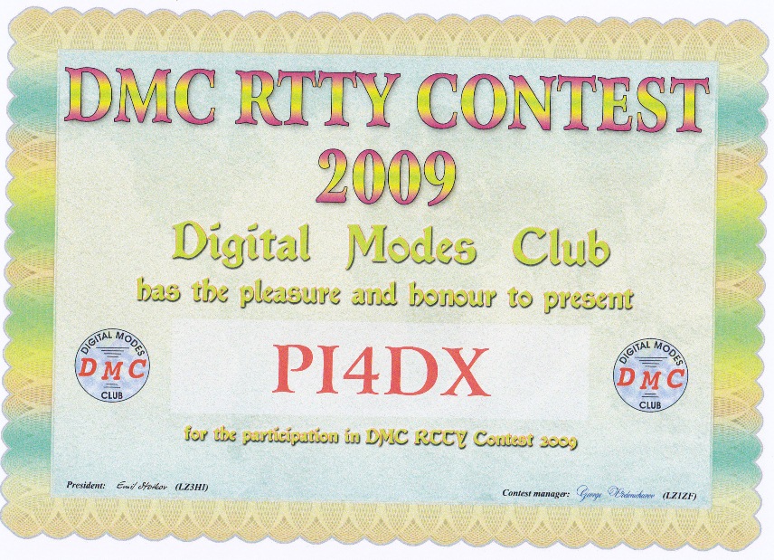 2009 DMC RTTY 2009