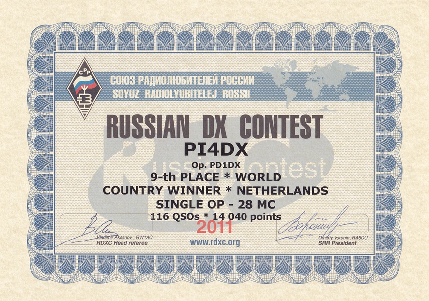 2011 Russian DX SO 10meter 2011